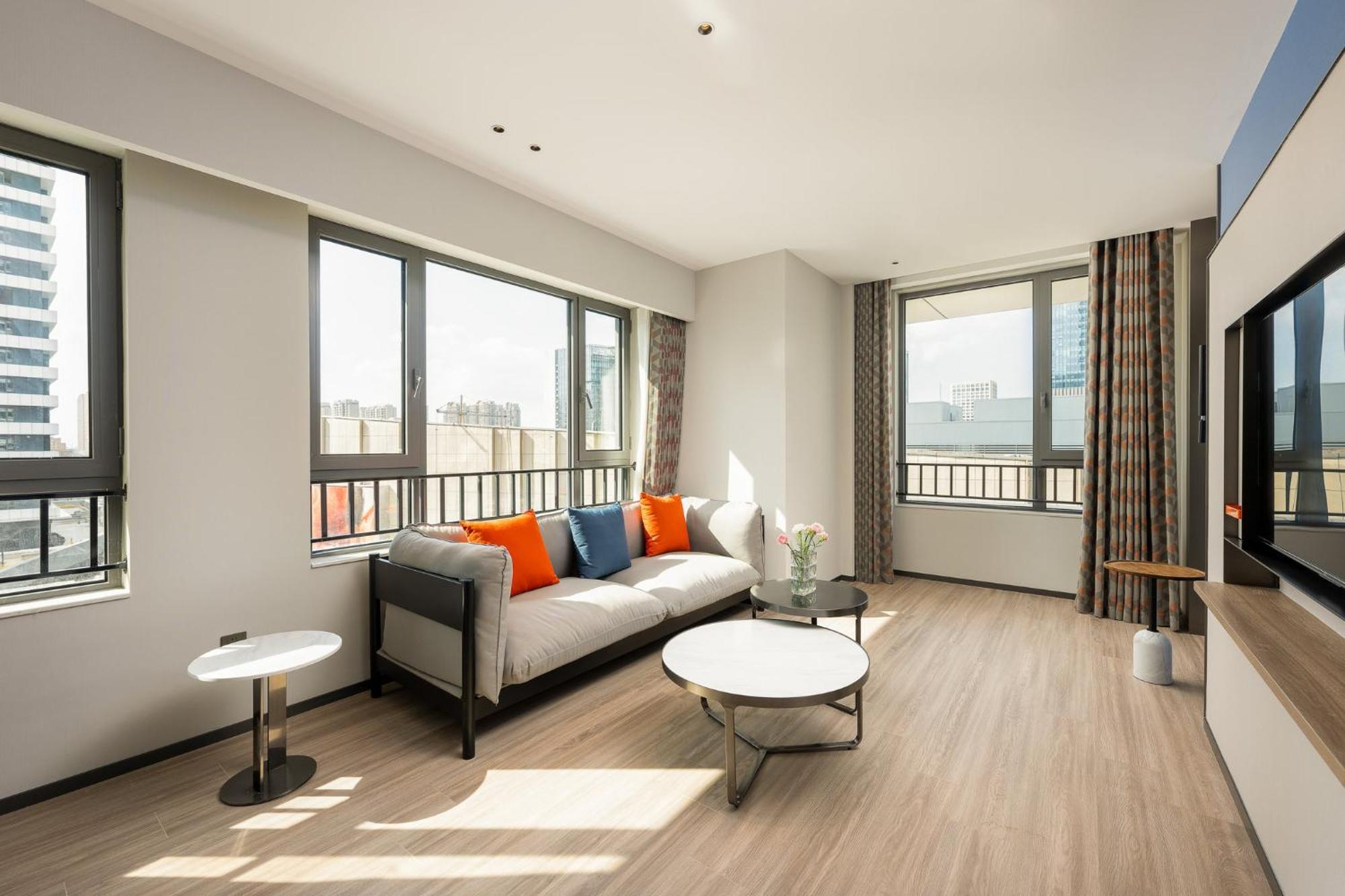 Holiday Inn Express Taizhou City Center By Ihg Bagian luar foto